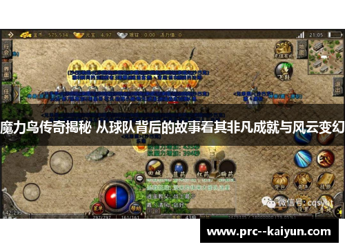 魔力鸟传奇揭秘 从球队背后的故事看其非凡成就与风云变幻